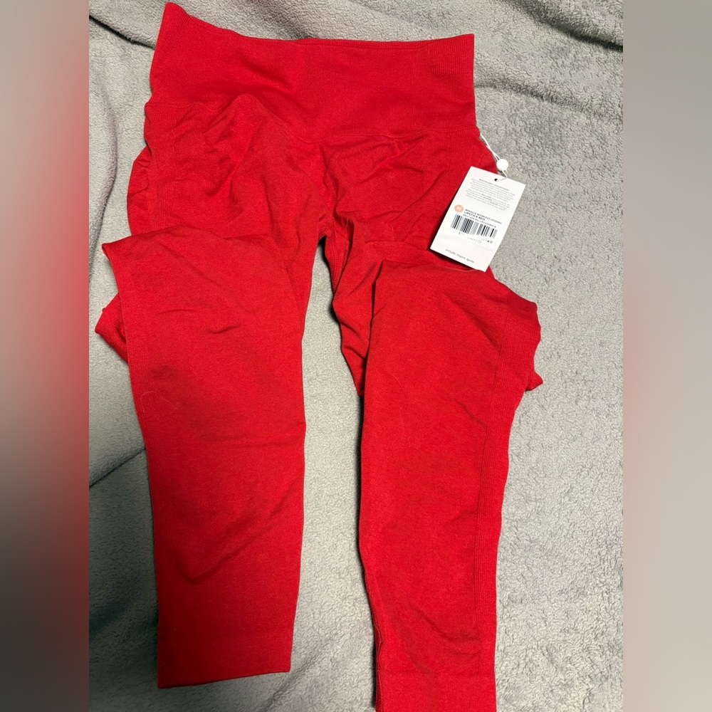 Buffbunny Lipstick Red Miracle Leggings